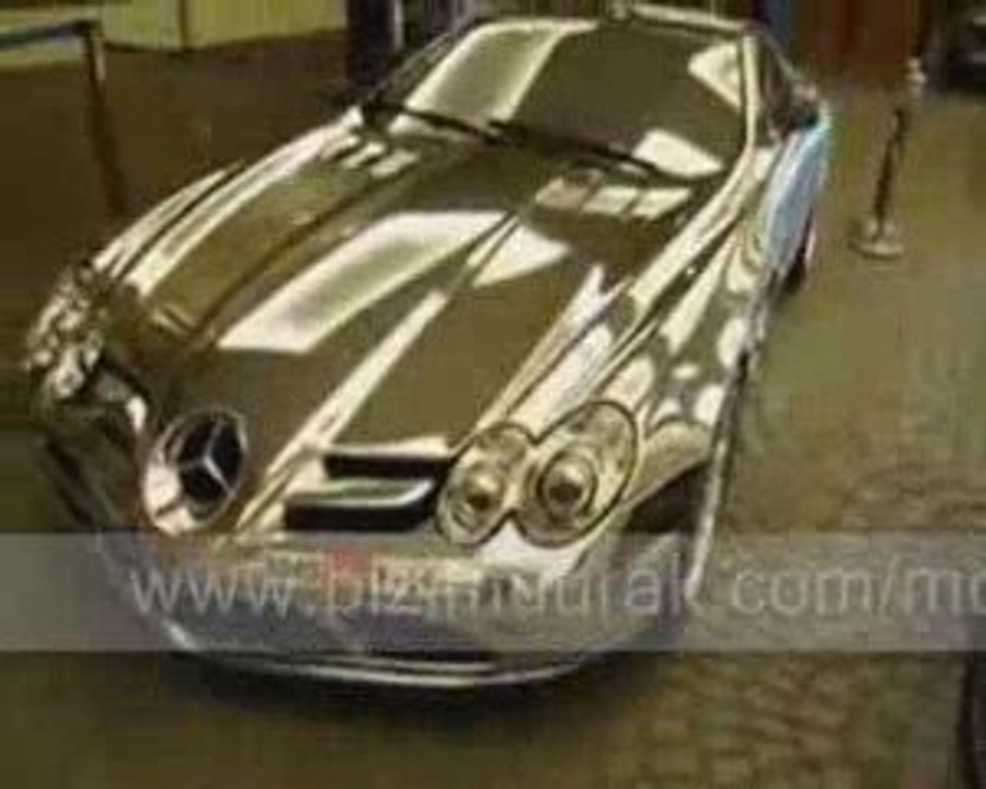 krom kaplı mclaren mercedes süper bişey