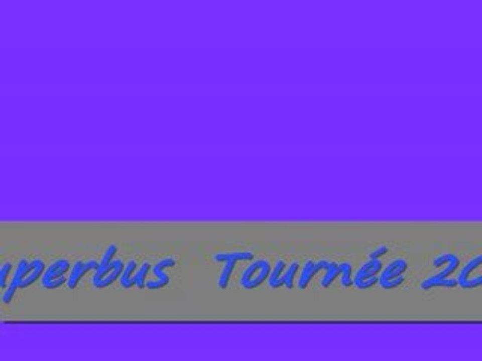 Superbus Live clermont ferrand le 10/10/09