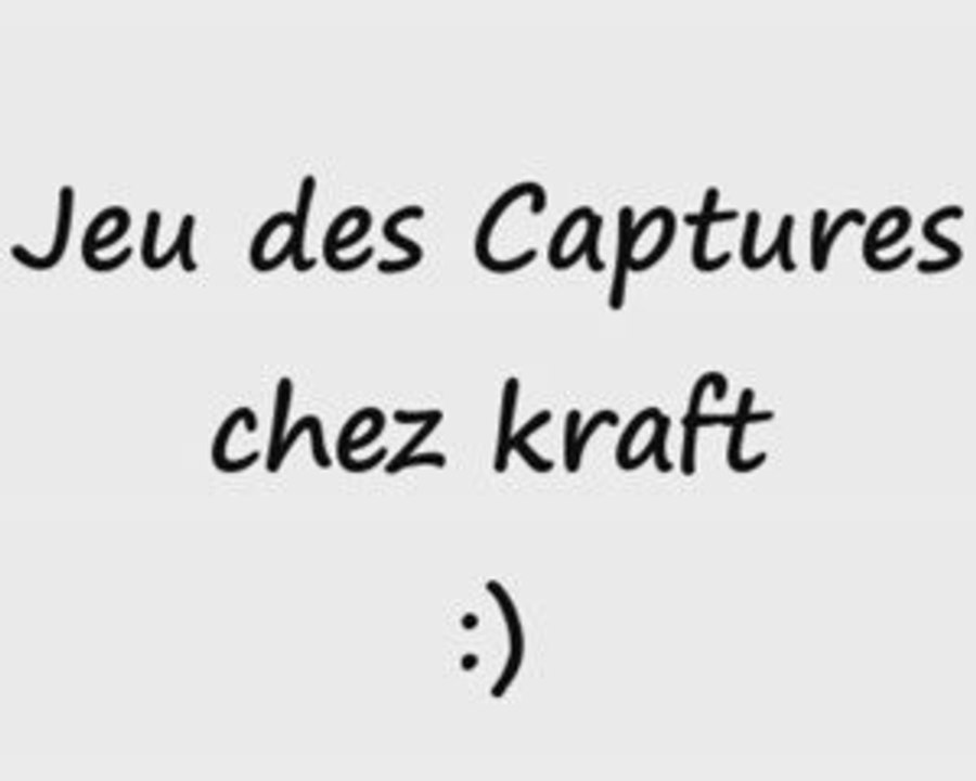Indices jeu des captures 11/10/09