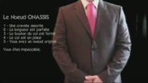 Le noeud de cravate Onassis - Faire un noeud de cravate