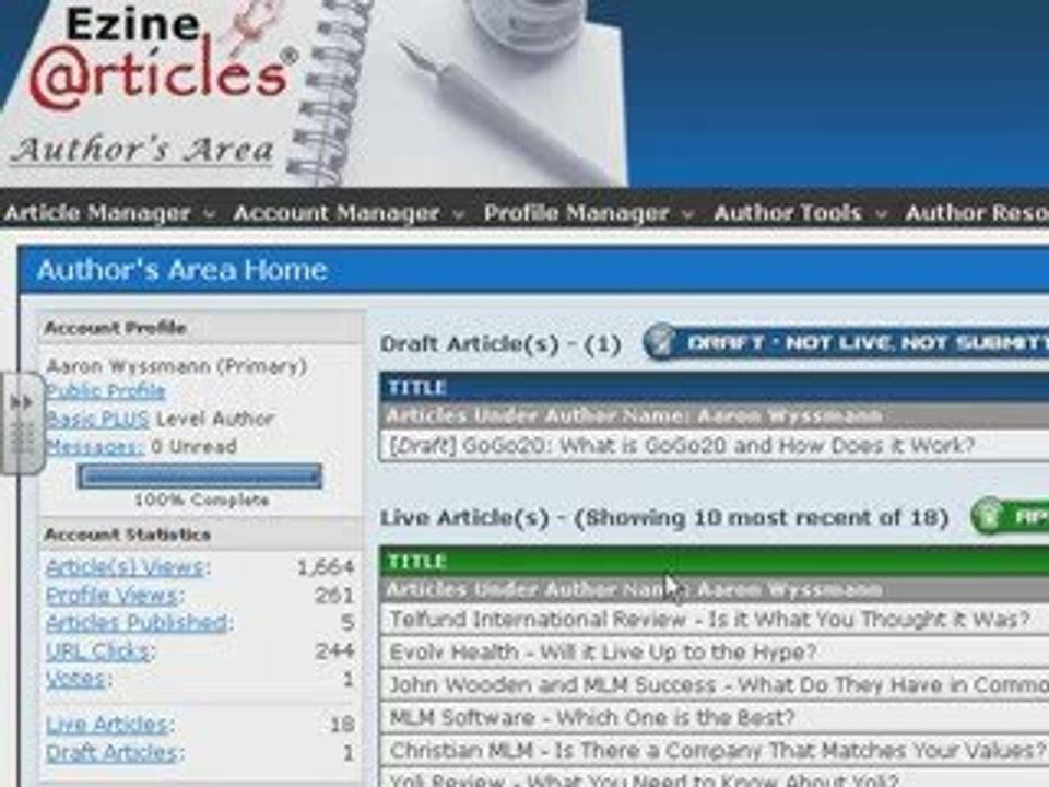 Ezine Training