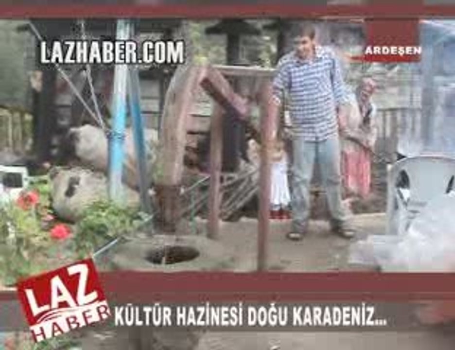 ARDEŞEN'DE PEKMEZ YAPIMI LAZ HABER