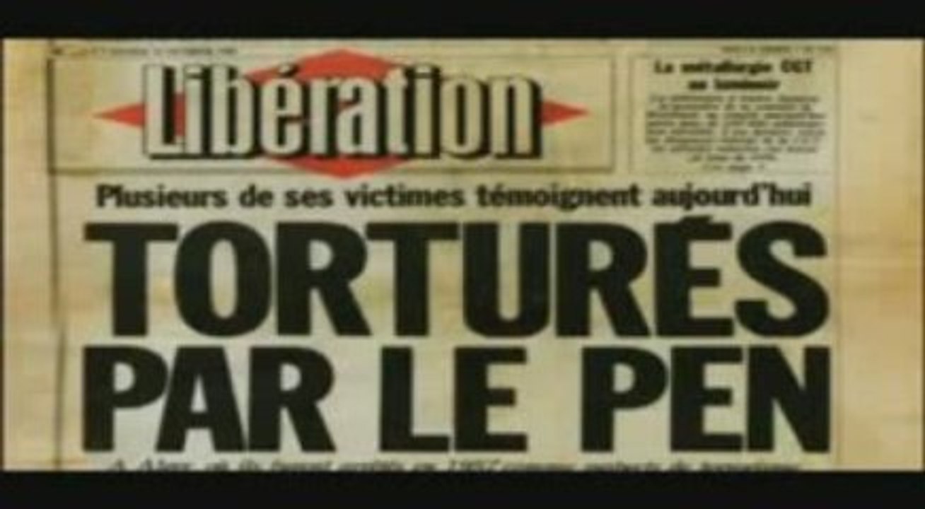 Le pen et la torture en Algérie