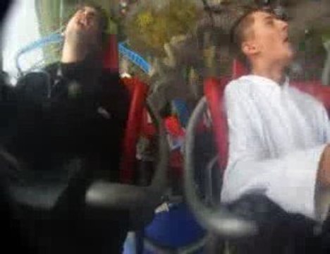 axel et moi sur le blue fire a europapark