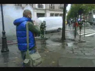 Incendie rue de Turbigo - Paris