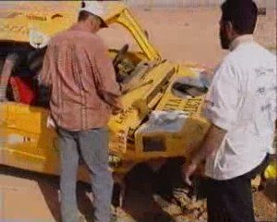 Crash Range Rover impressionant - Rally de Syrie 4x4 1999