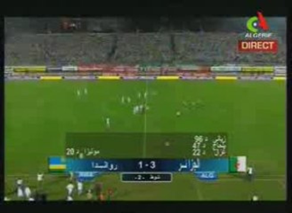 ALGERIE: 3 & RWANDA: 1 LE:11/10/2009