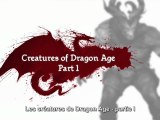 Dragon Age Origins making-of: creatures part 1