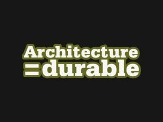 Architecture = durable Bande annonce