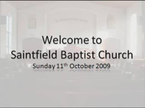 111009 - Gospel Service Part 3