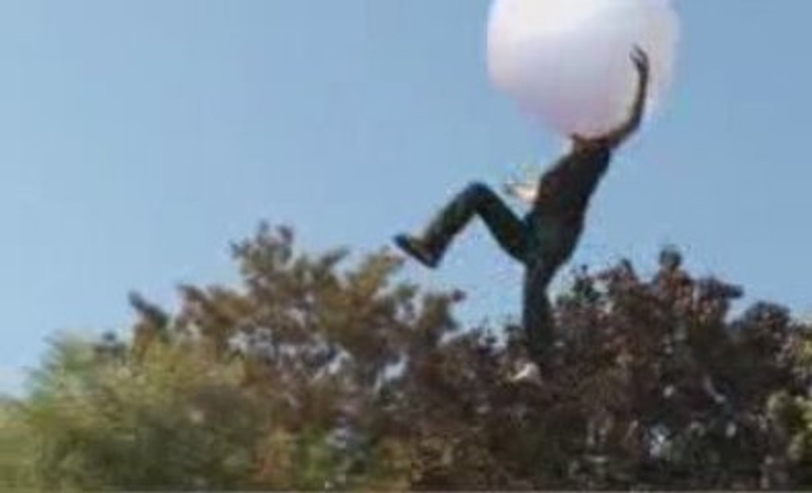 The chewing gum and helium experiment