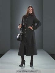 South - Long velour coat