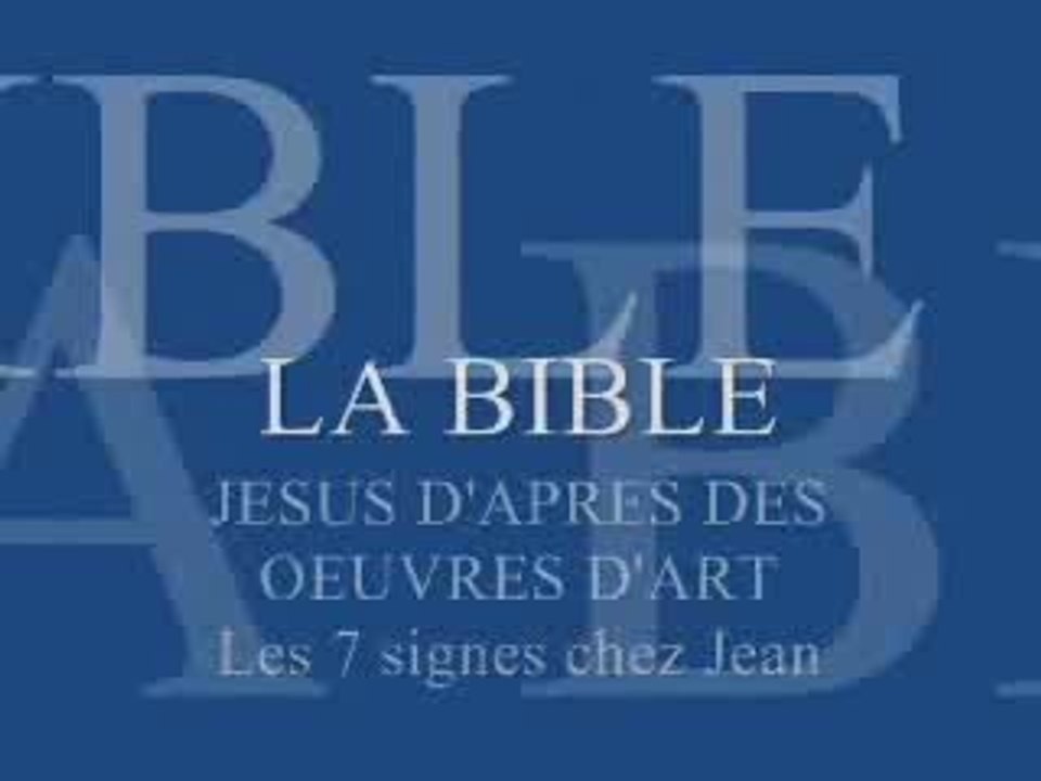 LA BIBLE 6 - JESUS