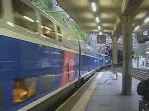 Départ TGV Le Havre-Marseille à Rouen