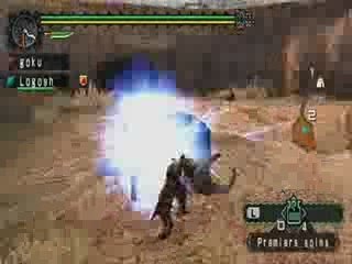 logosh et goku dans mhf 1