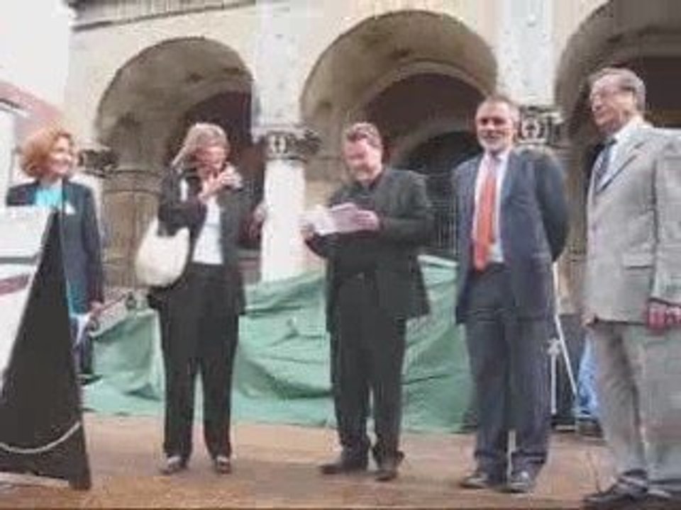 Les élus au Festival des Mains Bleues La Ferté-sous-Jouarre