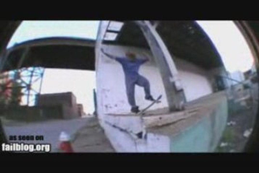 Skateboard Jump Fail