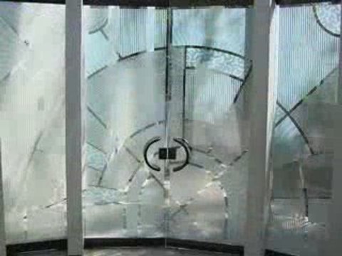 Etched Glass Frameless Doors & Door Glass by Sans Soucie