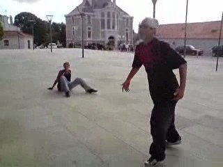 Moi a faire mon 1er salto sur le mur