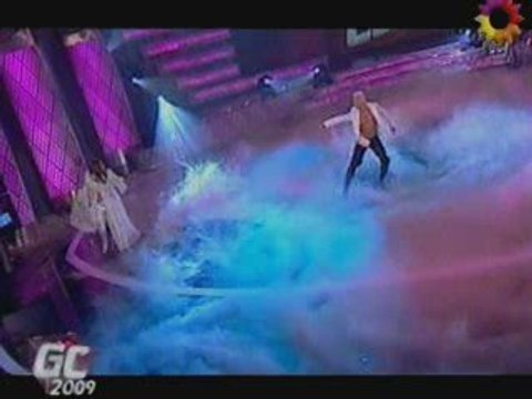 Martín Bossi imitando a Cristina en el Adagio