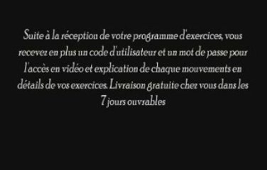 Musculation : programme d'exercice