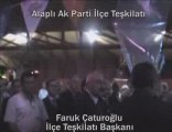 Alaplı ak parti ilçe Başkanı Faruk Çaturoğlu