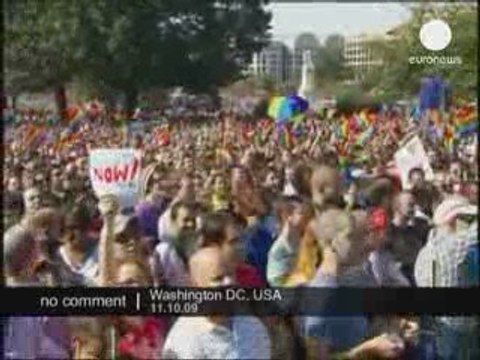 Une marche aux États-Unis pour les droits des gays