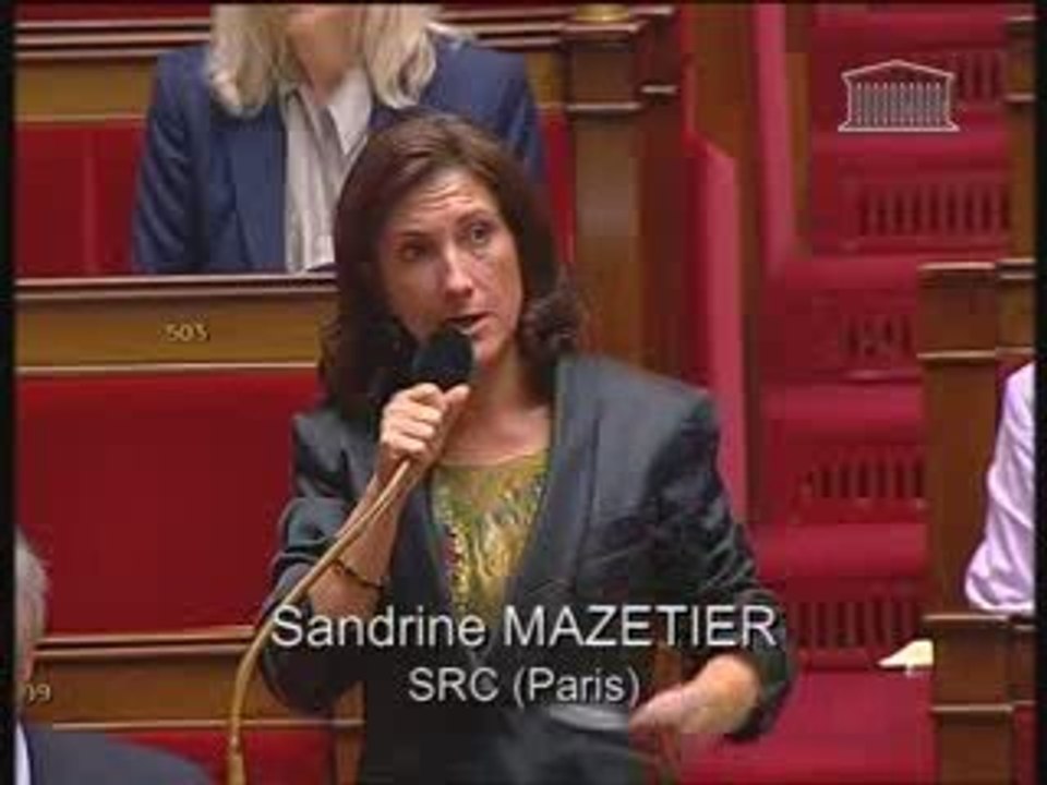Intervention de Sandrine Mazetier du 21 septembre 2009