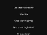 Dedicated IP address VPN service