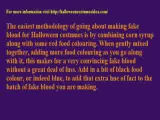 Easy To Make Fake Blood For Halloween Parties