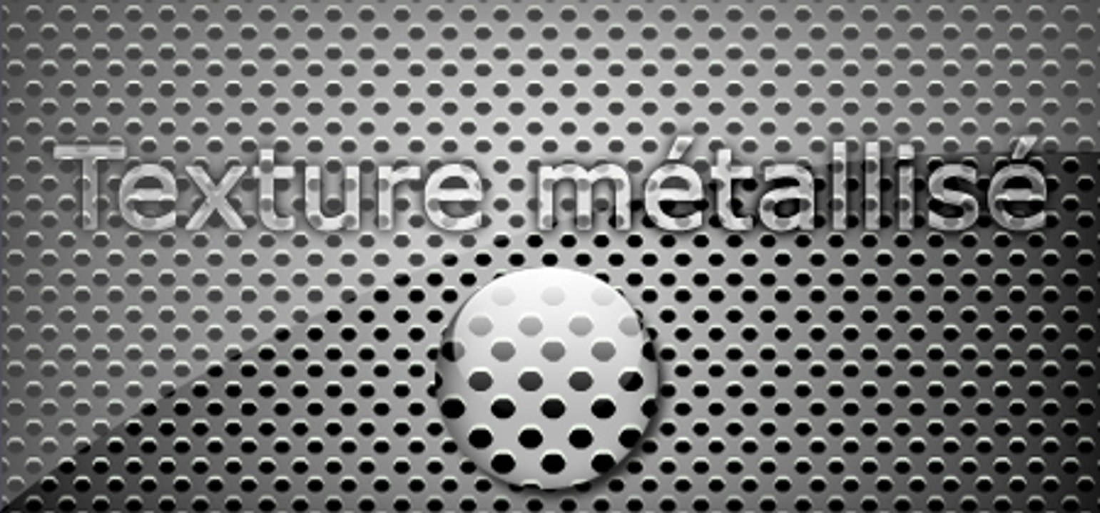 une texture métallique avec Flash cs4