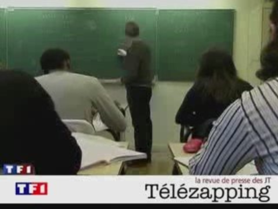 Télézapping : Sarkozy prône le "droit à l'erreur" au lycée