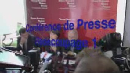 Redécoupage électoral - Conférence de presse  - 1