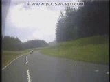accident moto vitesse élevée