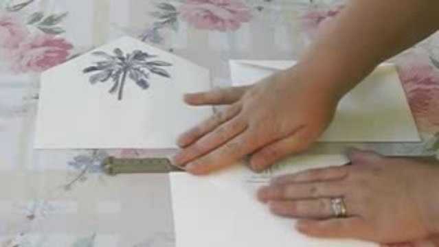 How to DIY insert an Envelope Liner in Invitations