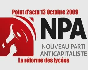 NPA: point d'actualité sur la réforme des lycées