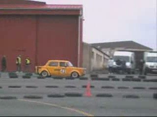 Slalom Compiegne extérieur  sortie de piste