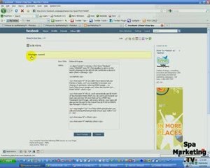 Spa Marketing on Facebook How To Customize Your Page Pt 4