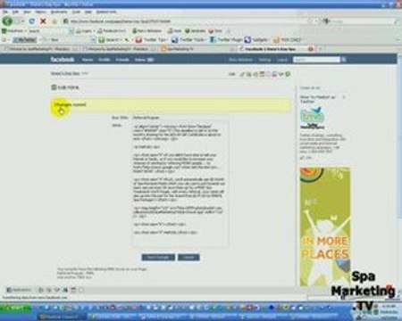 Spa Marketing on Facebook How To Customize Your Page Pt 4