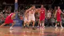NBA Darko Milicic steals the pass and finishes with an slam