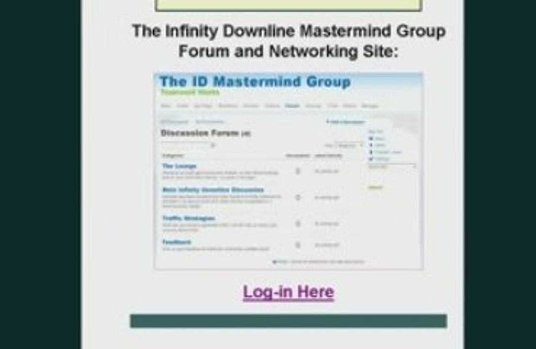 Infinity Downline Forum - The Mastermind Group