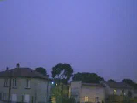 Montpellier - Orage violent sur Montpellier