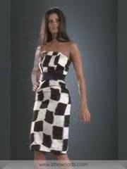 Teatro - CHECKER BOARD PRINT PROM DR