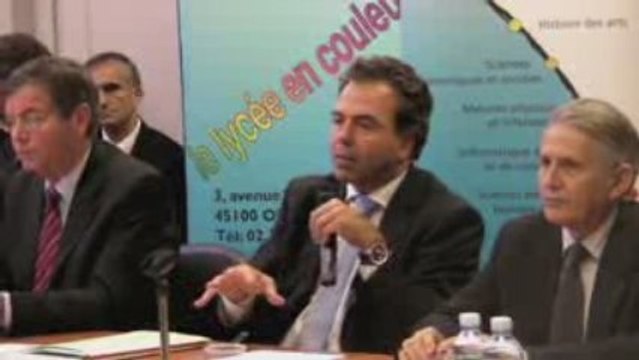 Lycée Voltaire - Orléans - Luc Chatel