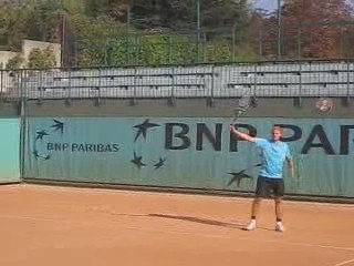 BALLES AVEC OLIVIER PATIENCE ROLAND-GARROS 26 SEPTEMBRE 2009