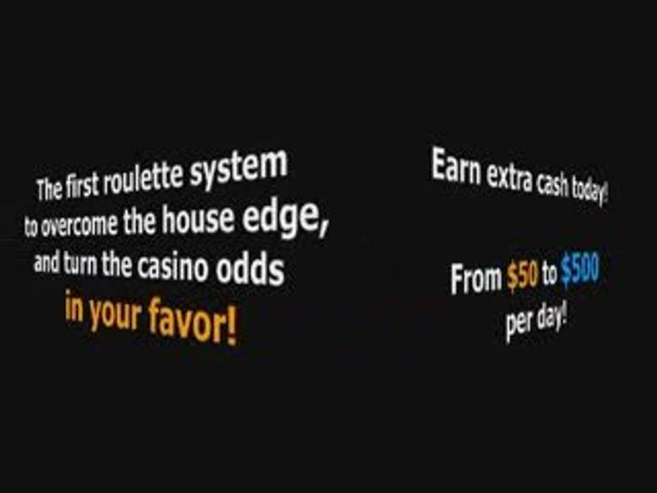 FIRST Roulette System to Overcome the House Edge