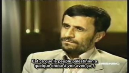 Ahmadinejad MSNBC sur l'holocauste VOSTFR