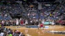 NBA Luol Deng from deep in the corner for three.