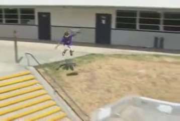 skateboard dans les couilles