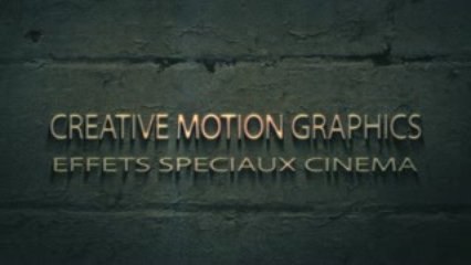 CMG effets speciaux cinema